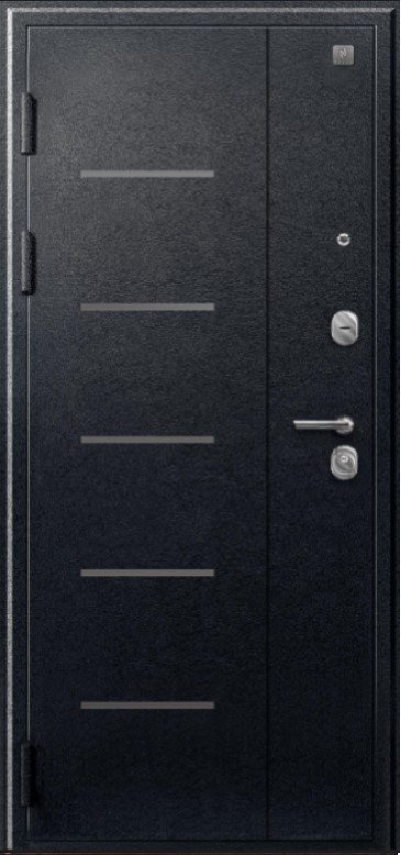 Товар Дверь V-04 Черный муар - Полярный дуб Зеркало DIS007344