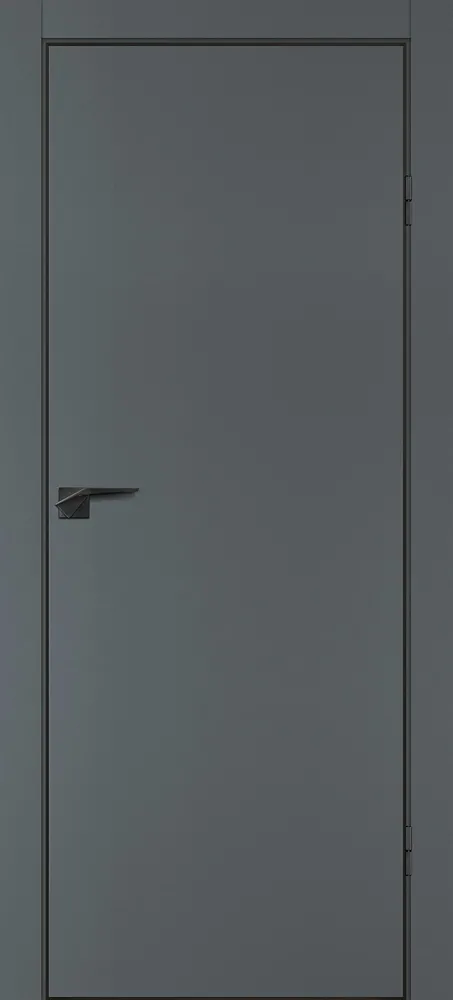 Межкомнатная дверь P-1 Графит матовый